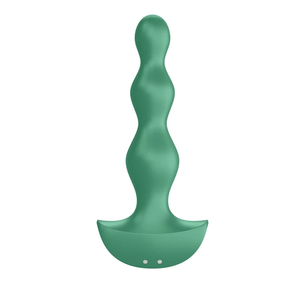 Satisfyer Lolli Plug 2 Green - Wibrujące koraliki analne, Zielony