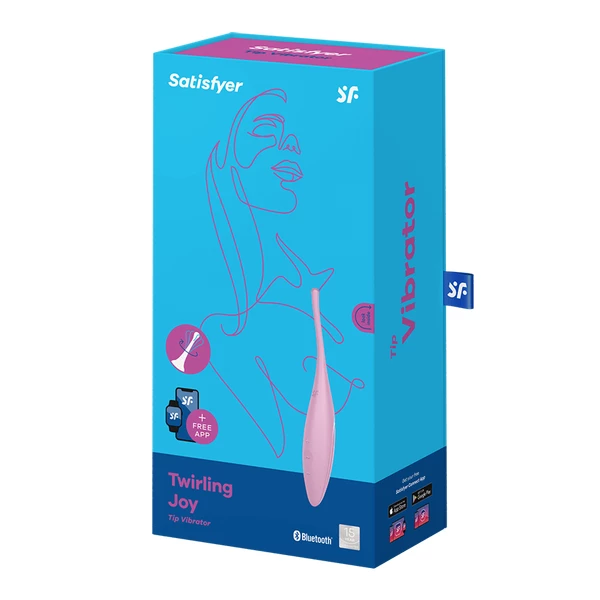 Satisfyer Twirling Joy (pink) - Wibrator punktowy, Różowy