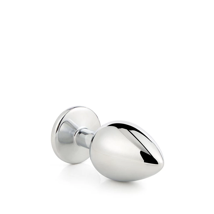 Dream Toys Gleaming Love Silver Plug Medium - Korek analny z diamentem