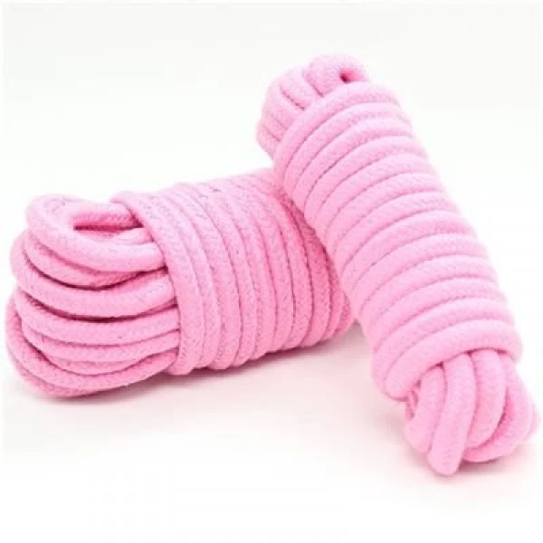 Toyz4lovers Cotton Rope 10Mpink - Lina do krępowania Różowy