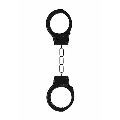 ShotsToys Metal Handcuffs Black - Kajdanki metalowe Czarny