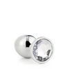 Dream Toys Gleaming Love Silver Plug Large - Korek analny z diamentem