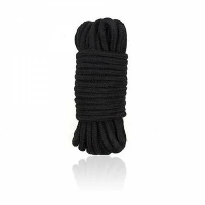 Toyz4lovers Cotton Rope 5Mblack - Lina do krępowania Czarny