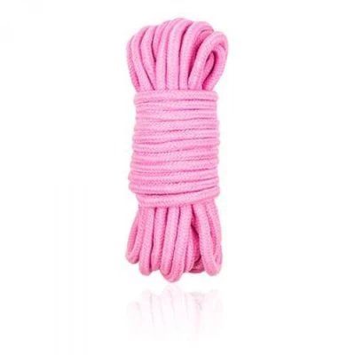 Toyz4lovers Cotton Rope 5Mpink - Lina do krępowania Różowy