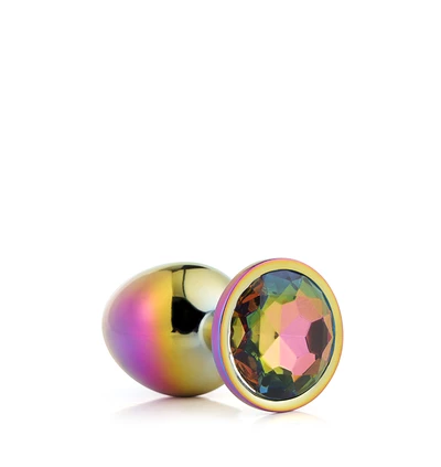 Dream Toys Gleaming Love Silver Plug Small - Korek analny z diamentem