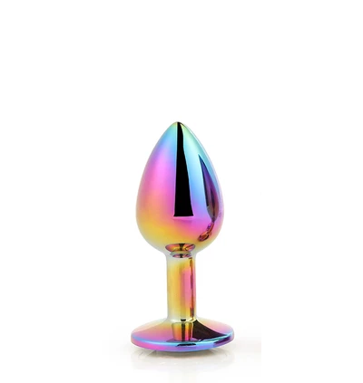 Dream Toys Gleaming Love Silver Plug Small - Korek analny z diamentem