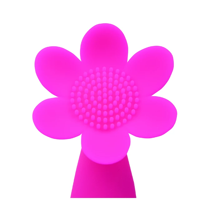 FeelzToys Daisy Joy Lay On Pink - Wibrator łechtaczkowy w kształcie kwiatu Różowy