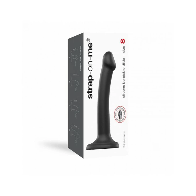 Strap-on-me Double Density Black S - Dildo strap on, Czarny