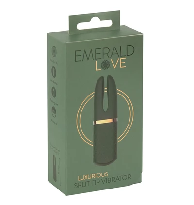 Emerald Love Luxurious Split Tip Vibrator - Wibrator łechtaczkowy