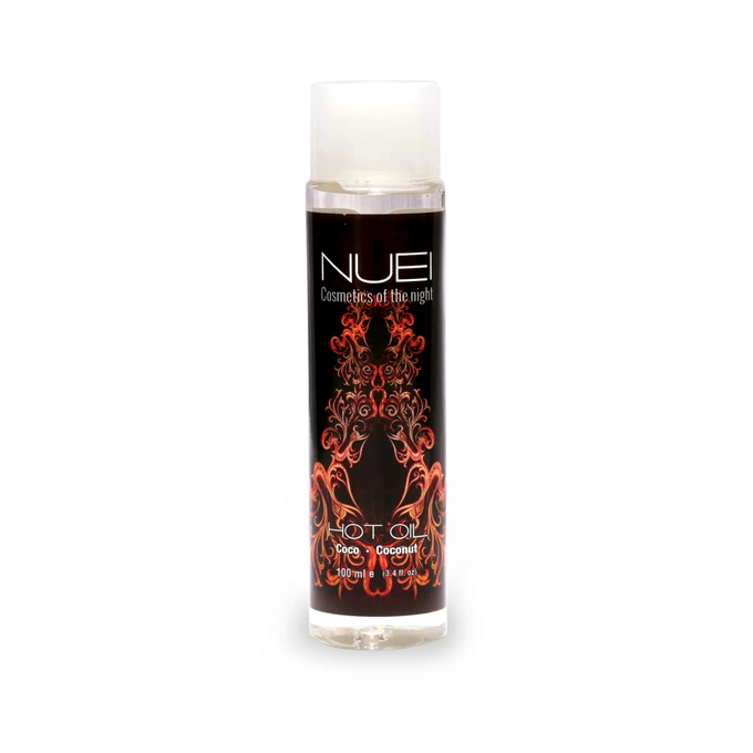Nuei Hot Oil Coconut 100Ml - Wegański olejek do masażu o smaku kokosowym