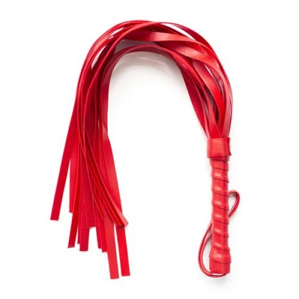Toyz4lovers Frusta A Frange Squash Whip Red - Pejcz BDSM Czerwony