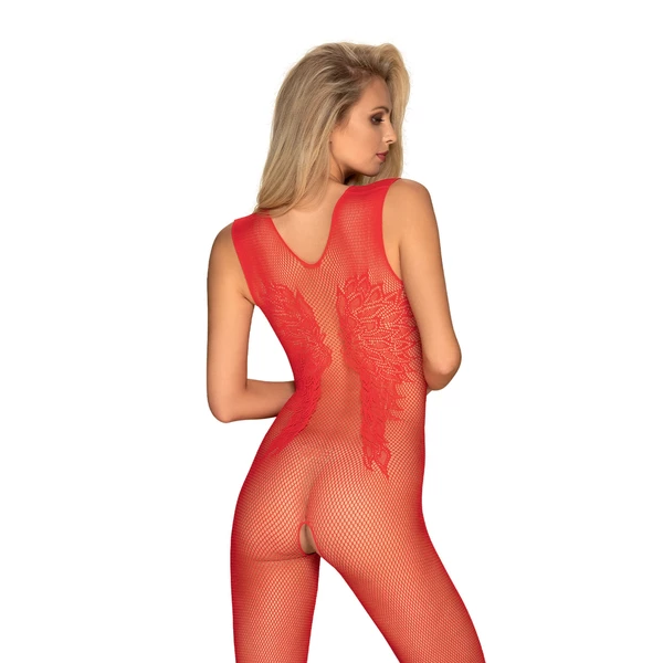Obsessive Bodystocking N112 - Czerwony