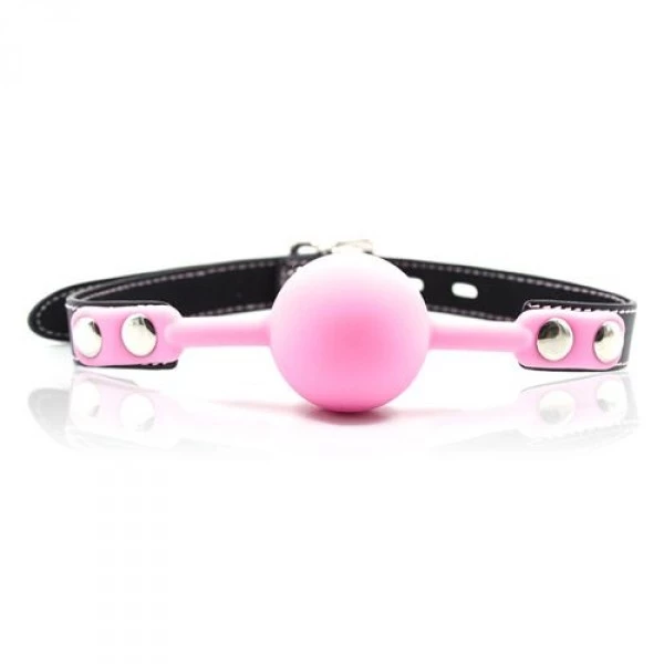 Toyz4lovers Ball Gag + Block (Rosa) - Knebel z kulką Różowy