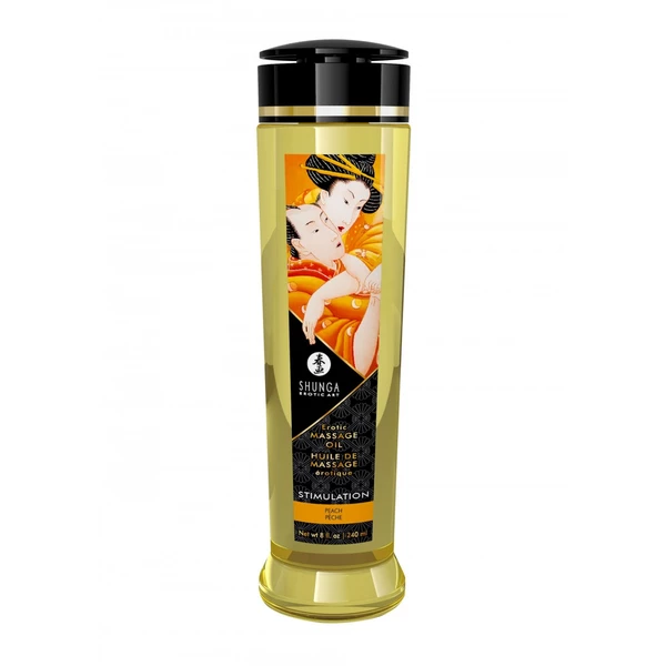 Shunga Massage Oil Stimulation 240Ml - Olejek do masażu