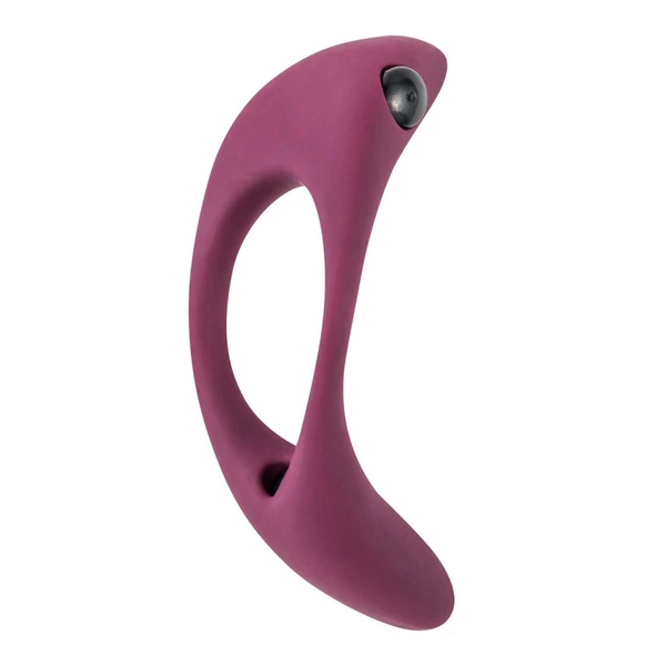 Lola Games Erection Vibroring Pure Passion Lunar Wine Red - Wibrujący pierścień erekcyjny