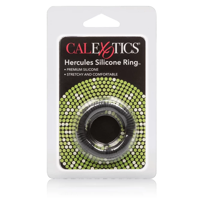 CalExotics Adonis Silicone Rings Hercules Blck - Elastyczny pierścień erekcyjny