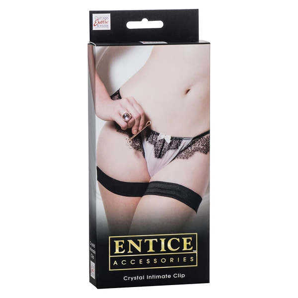 CalExotics Entice Crystal Intimate Clip - Zaciski na łechtaczkę