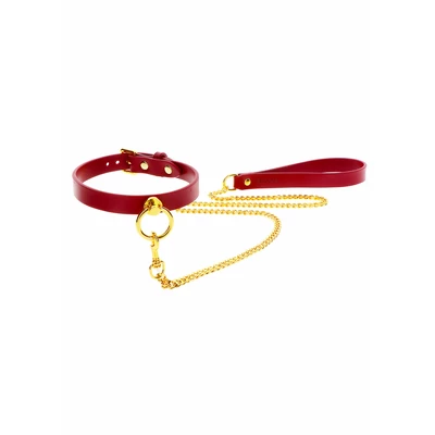 Taboom O Ring Collar And Chain Leash - Obroża ze smyczą