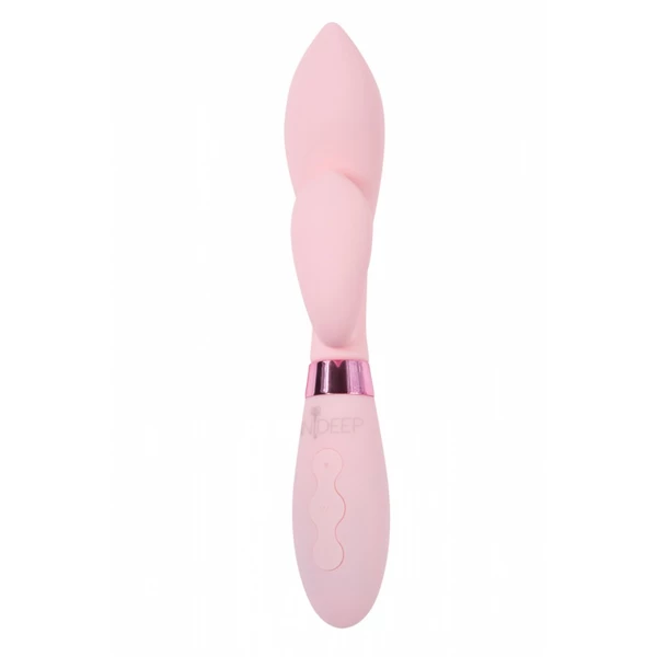 Indeep Rechargeable Vibrator Indeep Juna Pink - Wibrator króliczek Różowy