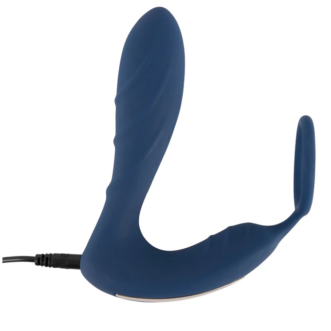 You2Toys Vibrating Prostate Plug With C - Wibrujący masażer prostaty z pierścieniem erekcyjnym