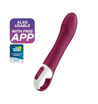 Satisfyer Vibrator Big Heat - Wibrator do punktu G z podgrzewaniem i sterowaniem aplikacją