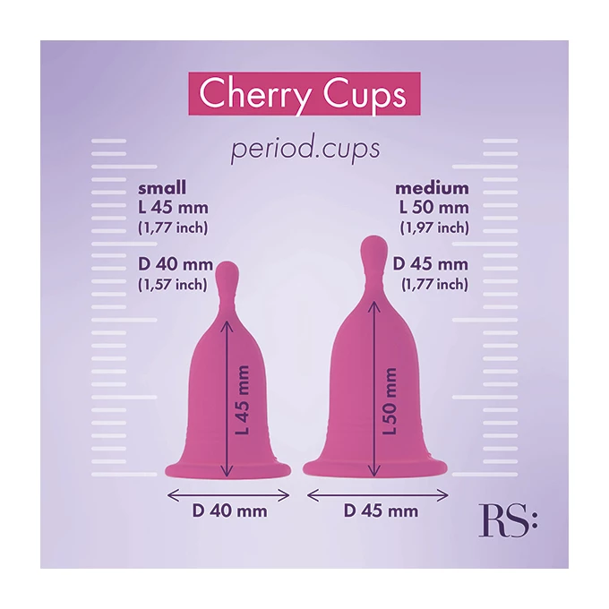 Rianne S Femcare Cherry Cup - Kubeczki menstruacyjne