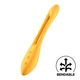 Satisfyer Elastic Joy Multi Vibrator (Dark Yellow) - Wibrator elastyczny dla niej lub dla par Żółty