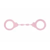 Lola Games Silicone Handcuffs Party Hard Suppression Pink - Kajdanki na nadgarstki, silikonowe Różowy