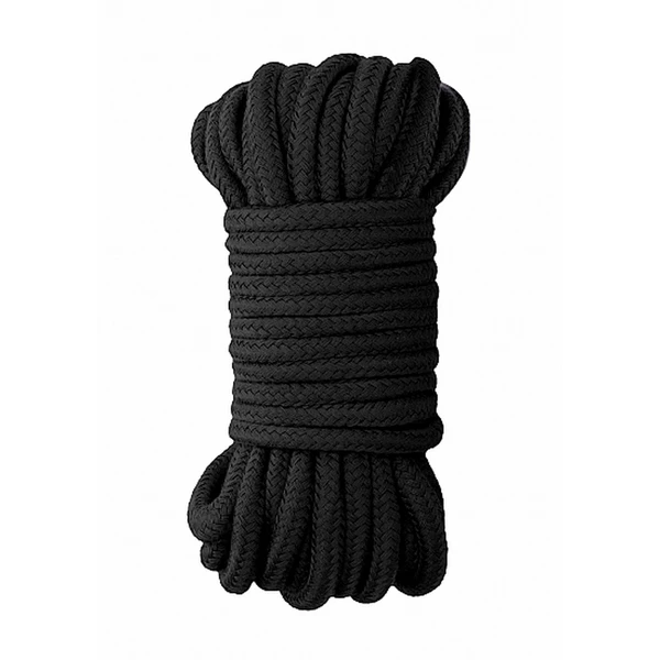 Ouch! Japanese Rope 10 Meter Black - Lina do krępowania