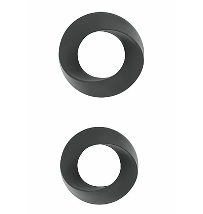 Sono No.24 Cockring Set Grey - Zestaw elastycznych pierścieni erekcyjnych