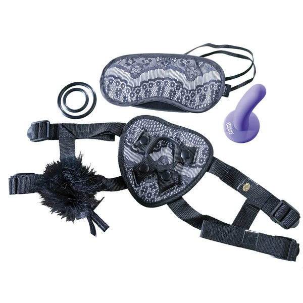 Steamy Shades Harness Gift Set - Prezentowy zestaw strap on