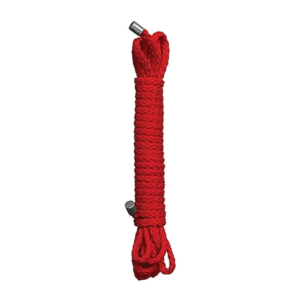 Ouch! Kinbaku Rope 10M Red - Lina do krępowania Czerwony