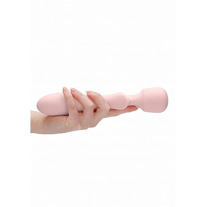 Loveline Massage Wand Jiggle Pink - Wibrator wand Różowy