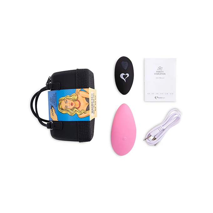 FeelzToys Panty Vibe Remote Controlled Vibrator Pink - Wibrator łechtaczkowy do bielizny Różowy