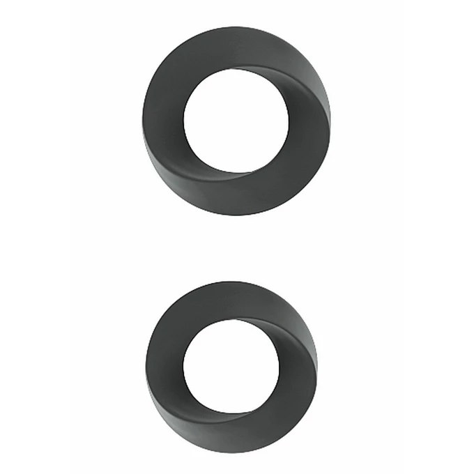 Sono No.24 Cockring Set Grey - Zestaw elastycznych pierścieni erekcyjnych