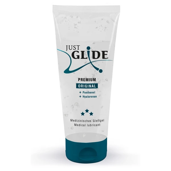 Just Glide Just Glide Premium 200 Ml - Lubyrkant na bazie wody, wegański