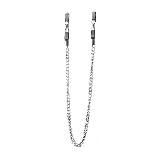 Ouch! Adjustable Nipple Clamps Metal - Zaciski na sutki z łańcuszkiem