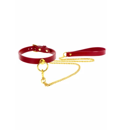 Taboom O Ring Collar And Chain Leash - Obroża ze smyczą