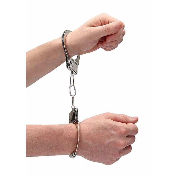 Ouch! Beginner&quot;S Handcuffs Metal - Kajdanki metalowe Srebrny