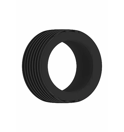 Sono No.42 Cockring Black - Elastyczny pierścień erekcyjny