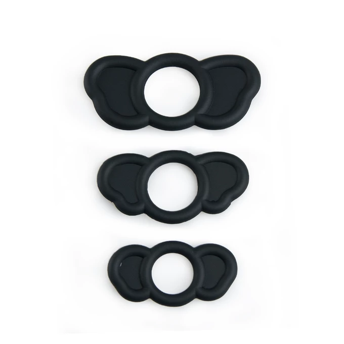 Boss Series Cock Ring - Zestaw elastycznych pierścieni erekcyjnych
