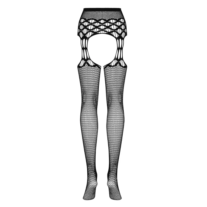 Obsessive S816 Garter Stockings Pończochy - Czarny