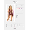 Obsessive Redessia Babydoll I Stringi komplet dwuczęściowy - Czerwony