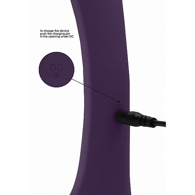 Vive Nilo Pinpoint Rotating G Spot Rabbit Purple - Wibrator króliczek Fioletowy