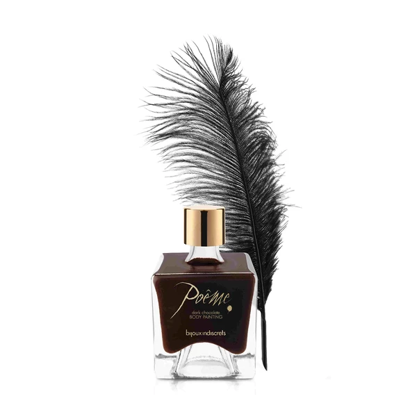 Bijoux Indiscrets Poème Body Painting Dark Chocolate 50Gr - Jadalna farbka do ciała
