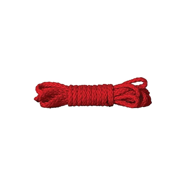 Ouch! Kinbaku Mini Rope 1,5M Red - Lina do krępowania Czerwony