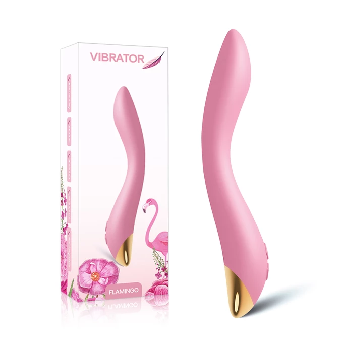 Boss Series Flamingo Light Pink - Wibrator klasyczny Różowy