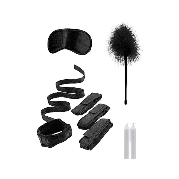 Ouch! Bed Bindings Restraint Kit Black - Zestaw BDSM