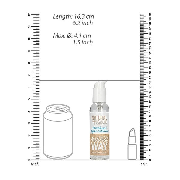 Natural Pleasure Waterbased Vegan Lubricant 150 Ml - Lubrykant na bazie wody wegański