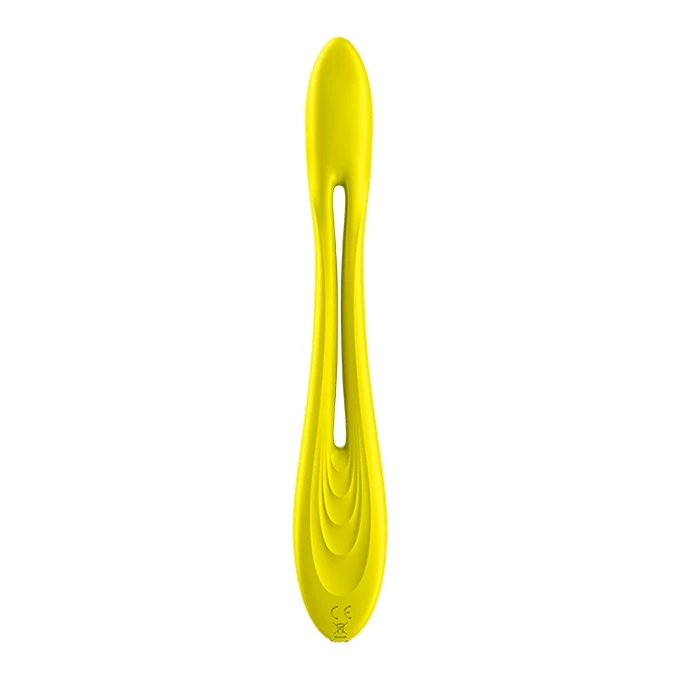 Satisfyer Elastic Game Multi Vibrator (Yellow) - Wibrator elastyczny dla niej lub dla par Żółty